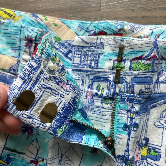 Vineyard Vines Women’s Edgartown Print Scene 4” Inseam Shorts-Size 14 - Picture 4 of 6